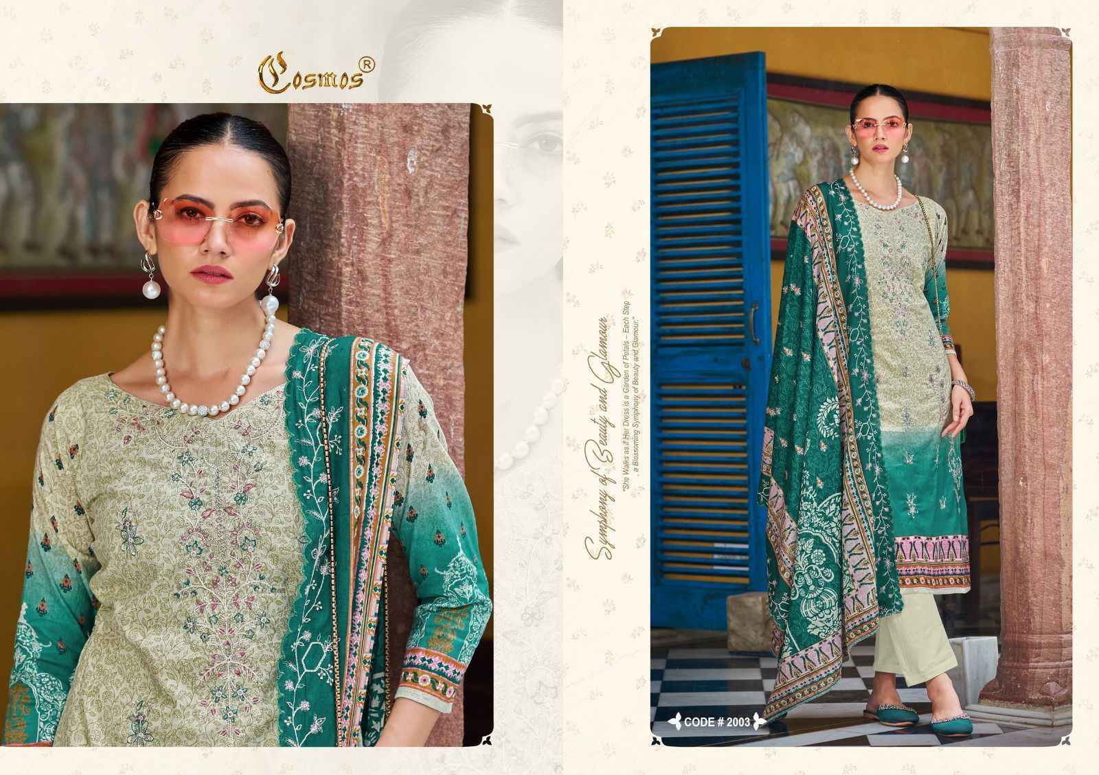 Cosmos Bin Saeed Vol 2 Cotton Dress Material 8 pcs Catalogue