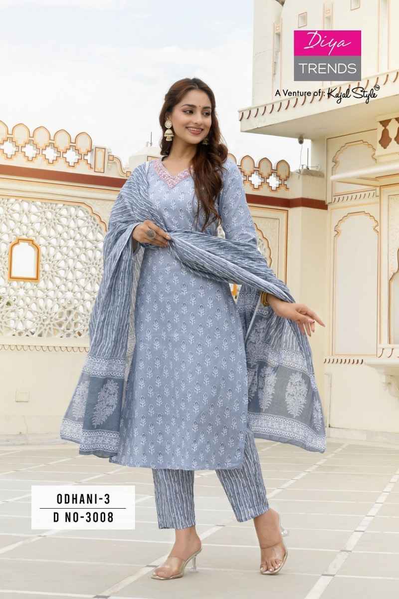 Diya Trends Odhani Vol-3 Cotton Printed Readymade Suit (10 pcs Catalogue)