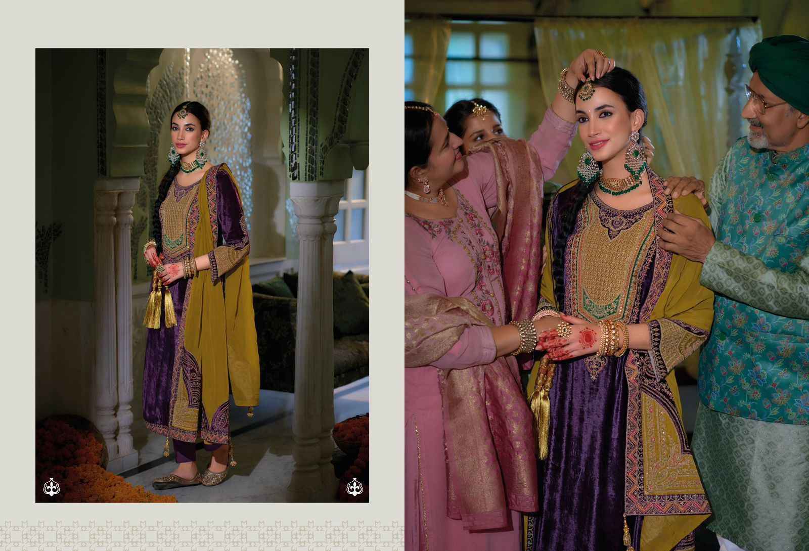 Ibiza Lifestyle Kuch Khaas Vol-11 Velvet Dress Material (7 pcs Catalogue)