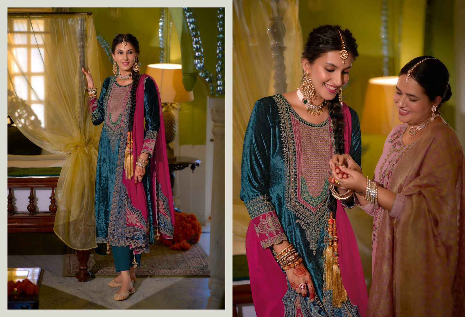 Ibiza Lifestyle Kuch Khaas Vol-11 Velvet Dress Material (7 pcs Catalogue)