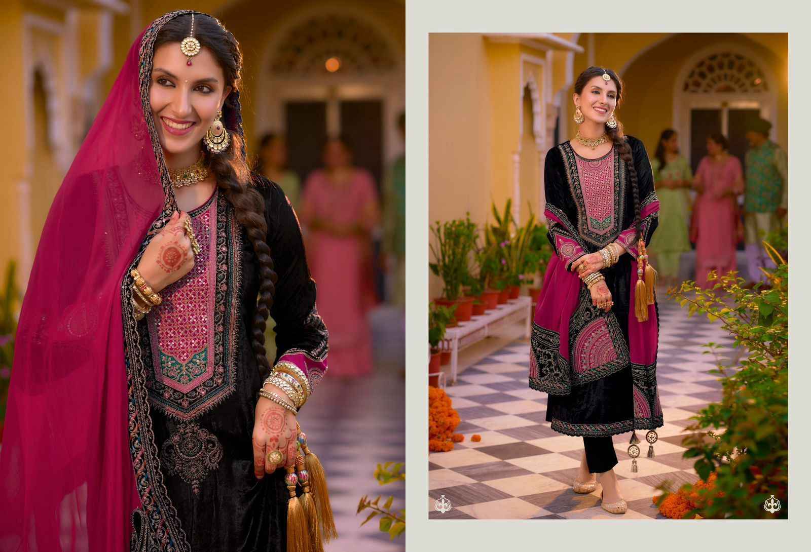Ibiza Lifestyle Kuch Khaas Vol-11 Velvet Dress Material (7 pcs Catalogue)