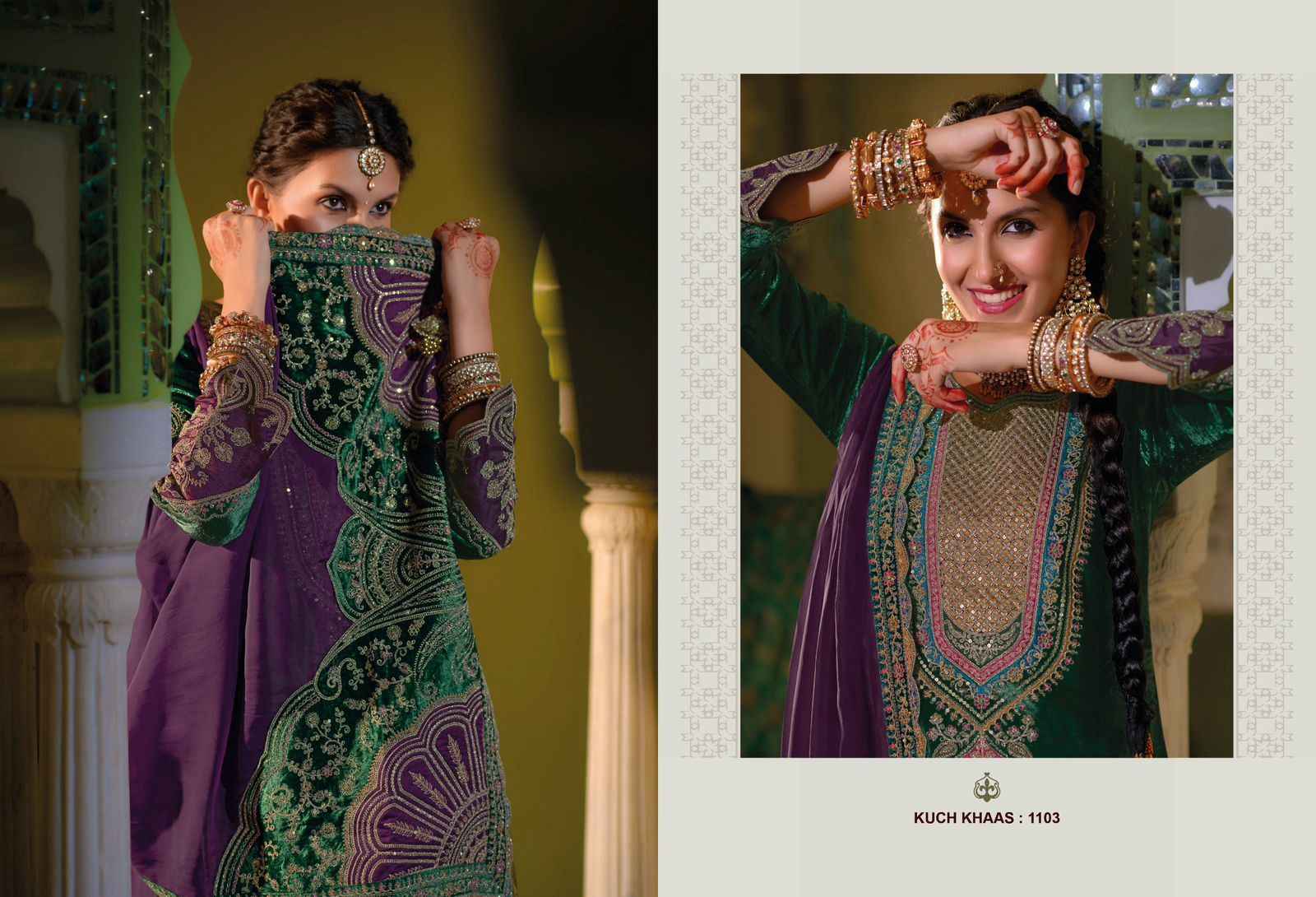Ibiza Lifestyle Kuch Khaas Vol-11 Velvet Dress Material (7 pcs Catalogue)