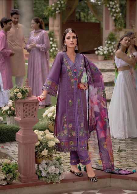 Kailee Fashion Jahan Viscose Simmer Silk Readymade Suit (6 pcs Catalogue)