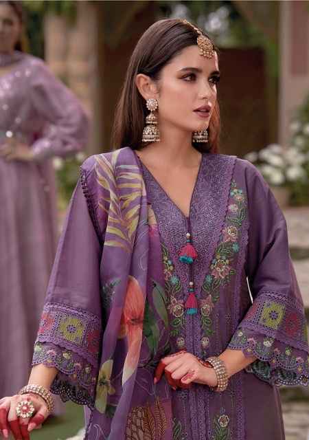 Kailee Fashion Jahan Viscose Simmer Silk Readymade Suit (6 pcs Catalogue)