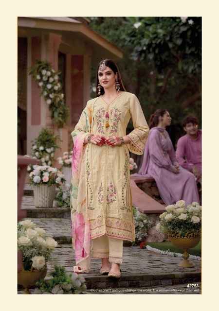 Kailee Fashion Jahan Viscose Simmer Silk Readymade Suit (6 pcs Catalogue)
