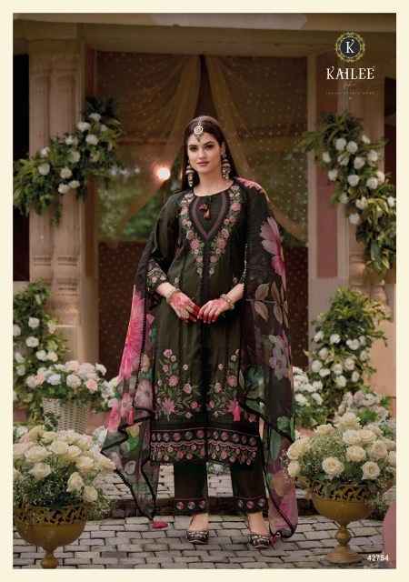 Kailee Fashion Jahan Viscose Simmer Silk Readymade Suit (6 pcs Catalogue)