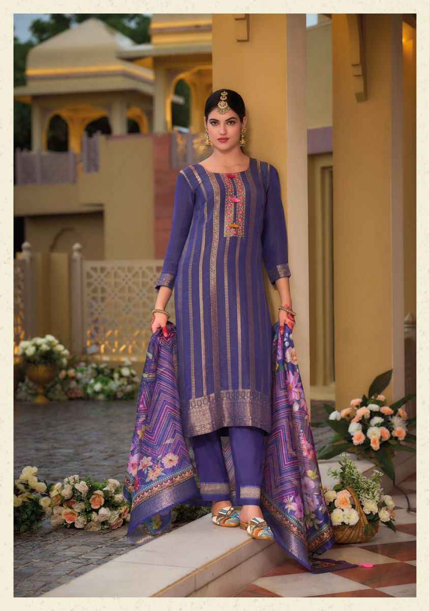 Kailee Fashion Pearl Viscose Simmer Silk Readymade Suit (6 pcs Catalogue)