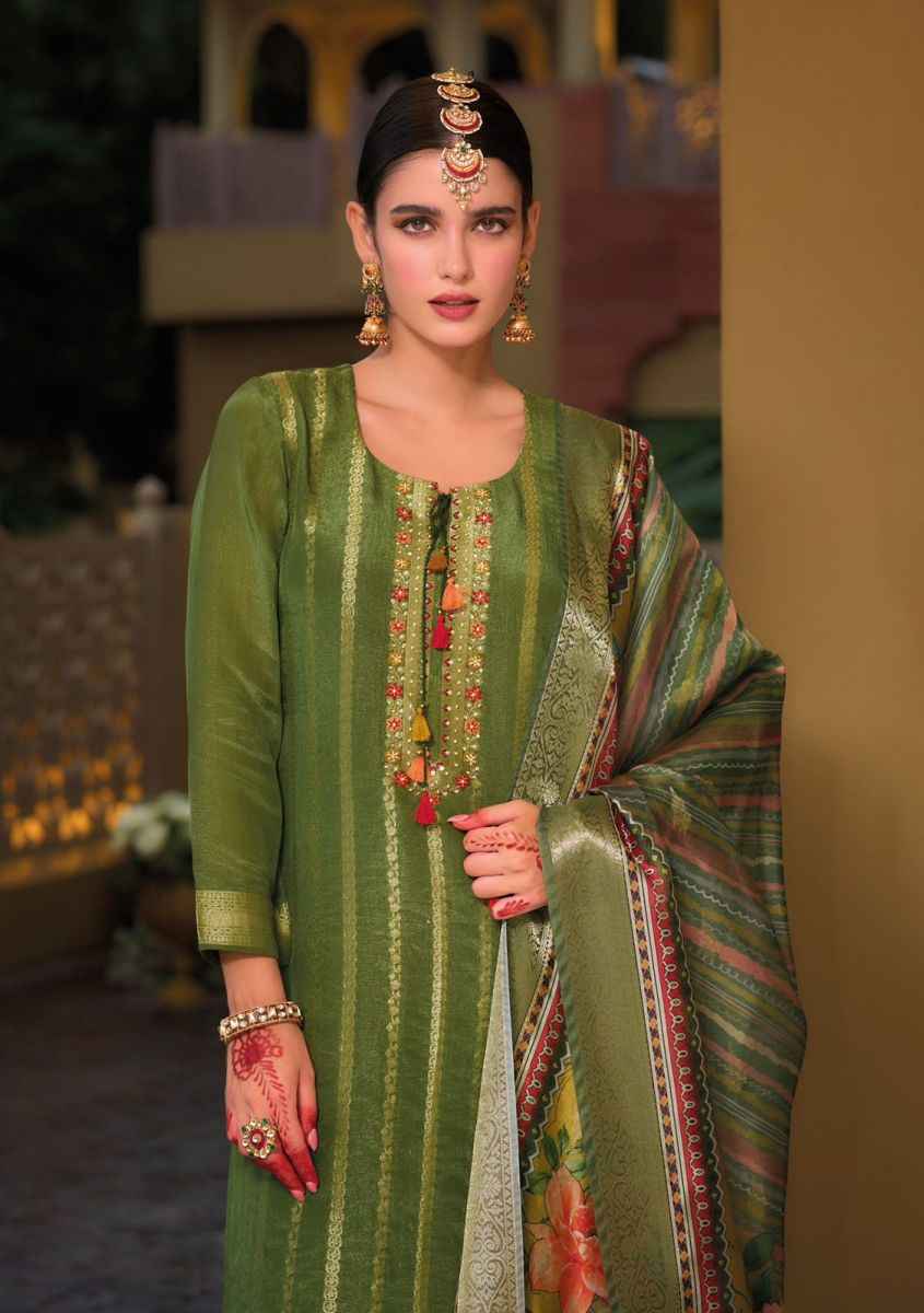 Kailee Fashion Pearl Viscose Simmer Silk Readymade Suit (6 pcs Catalogue)