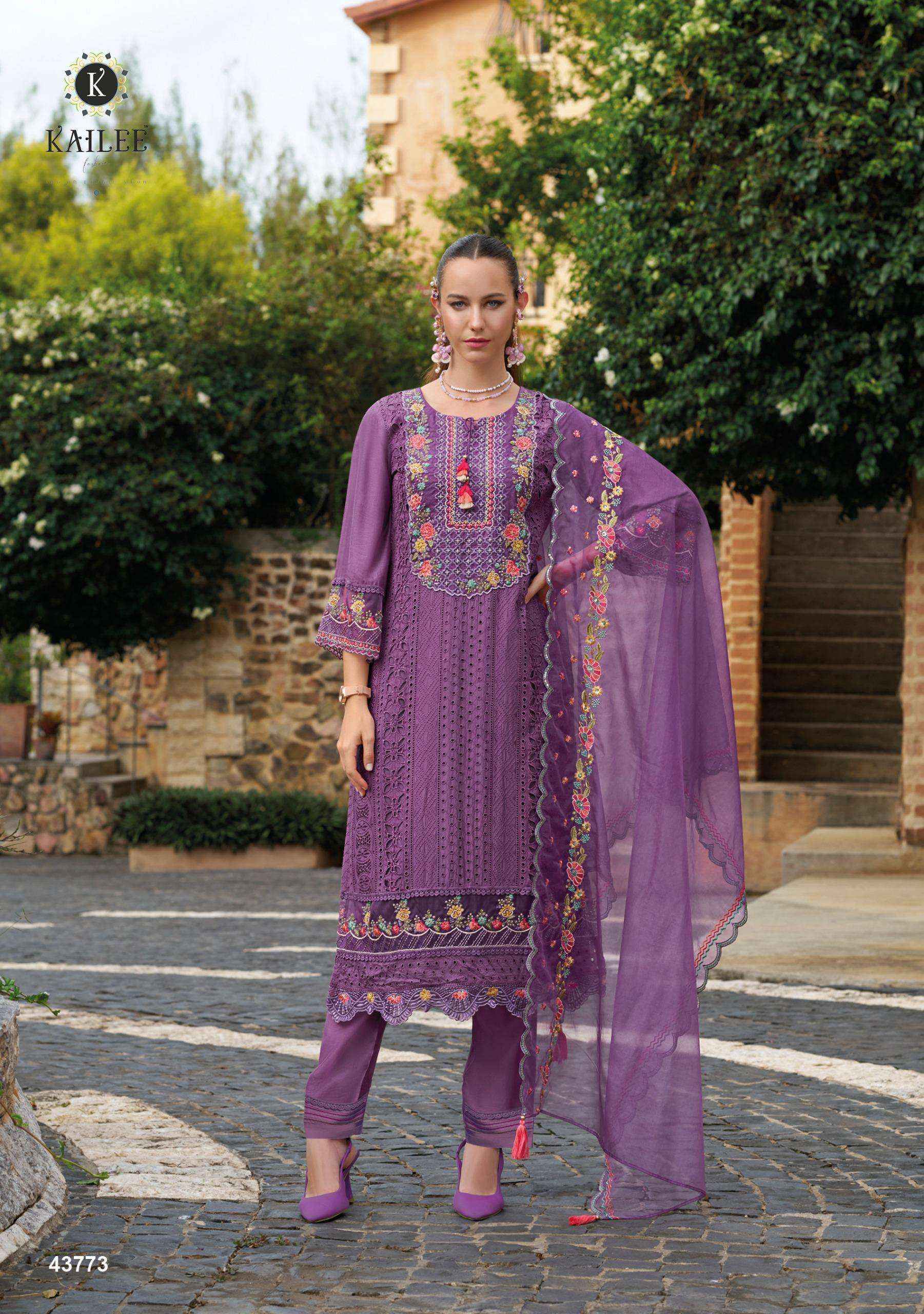 Kailee Fashion Safarnama Vol-5 Viscouse Readymade Suit (6 pcs Catalogue)