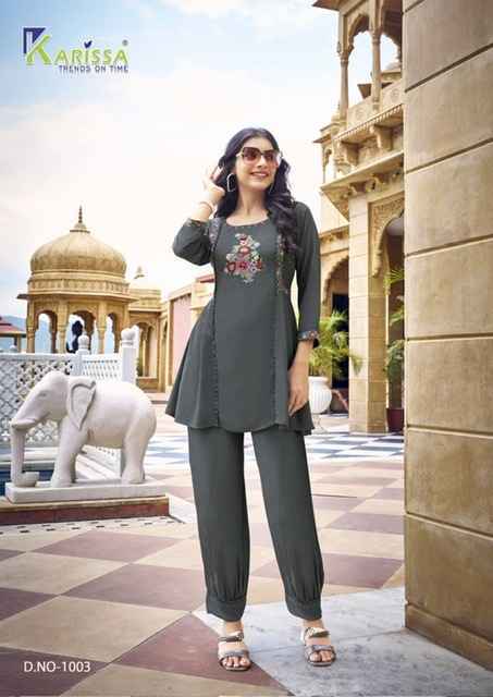 Karissa Celina Viscose Kurti With Bottom (6 pcs Catalogue)