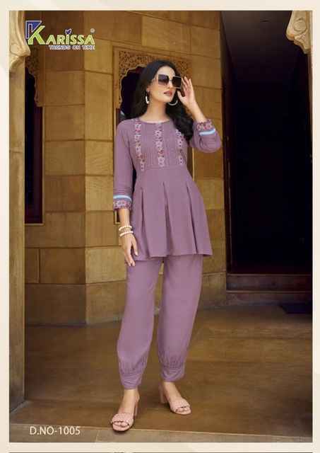 Karissa Celina Viscose Kurti With Bottom (6 pcs Catalogue)