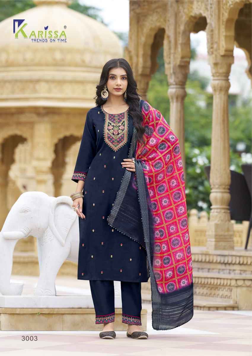 Karissa Nora Vol-3 Viscose Readymade Suit (6 pcs Catalogue)