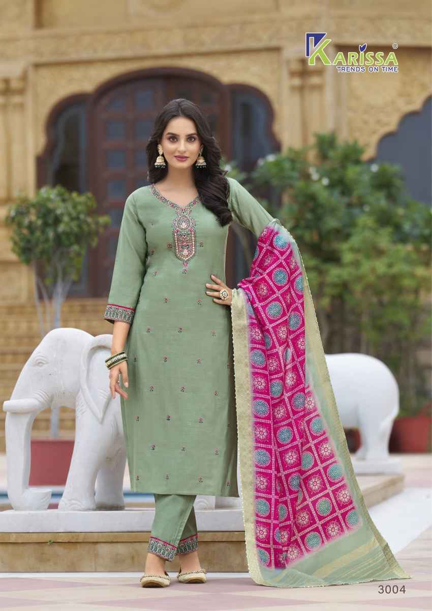 Karissa Nora Vol-3 Viscose Readymade Suit (6 pcs Catalogue)