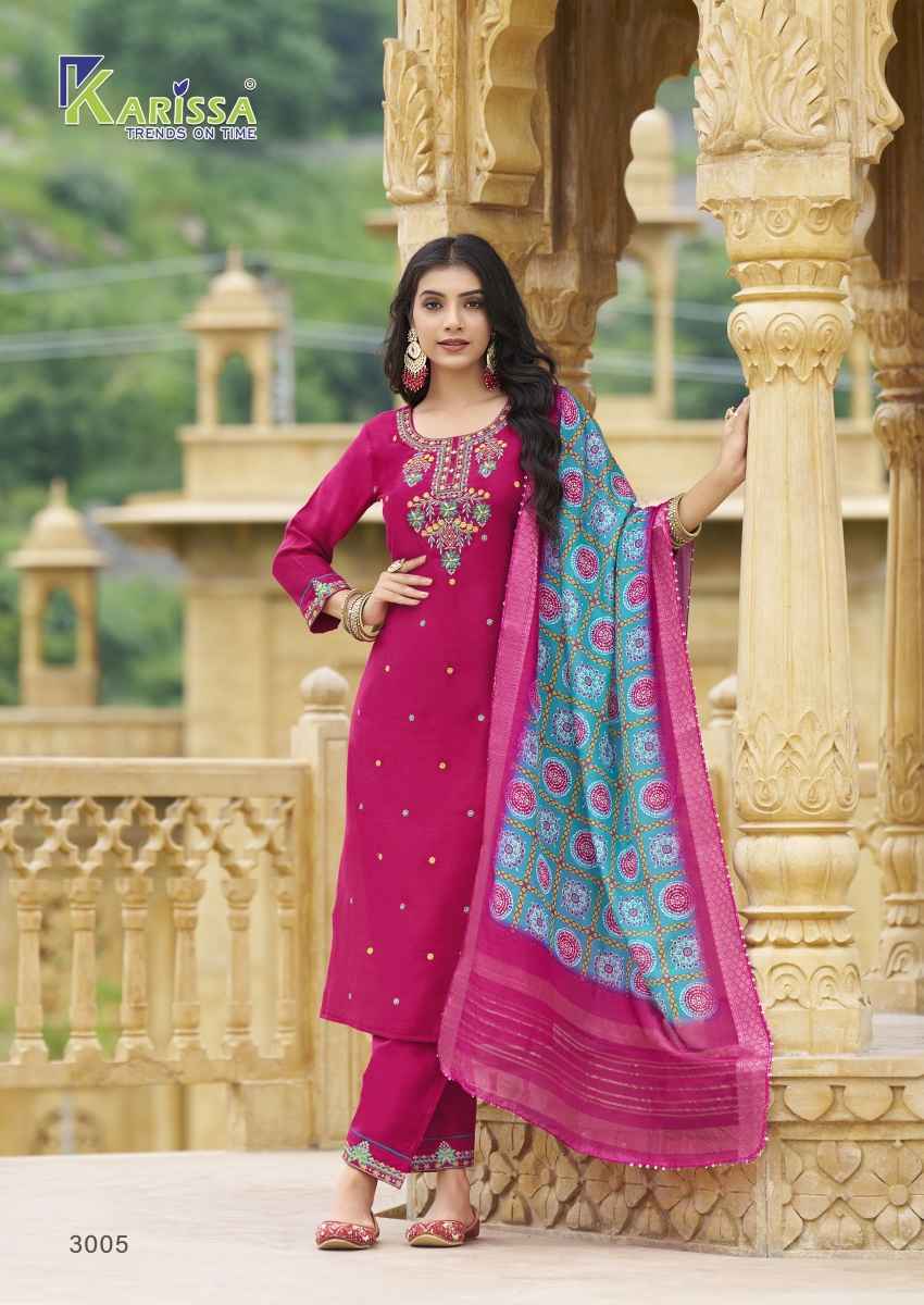 Karissa Nora Vol-3 Viscose Readymade Suit (6 pcs Catalogue)