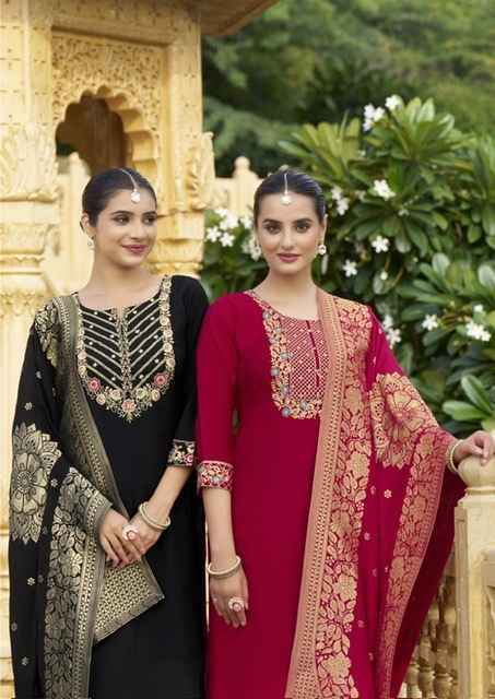 Karissa Roshani Viscose Readymade Suit (6 pcs Catalogue)