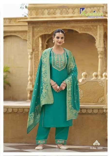 Karissa Roshani Viscose Readymade Suit (6 pcs Catalogue)