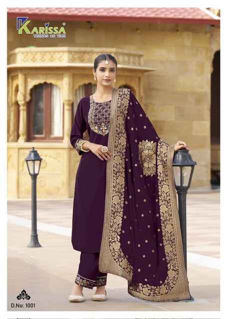 Karissa Roshani Viscose Readymade Suit (6 pcs Catalogue)