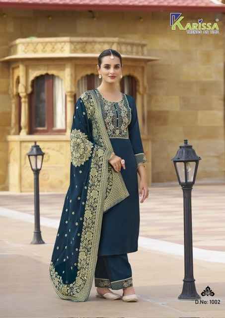 Karissa Roshani Viscose Readymade Suit (6 pcs Catalogue)