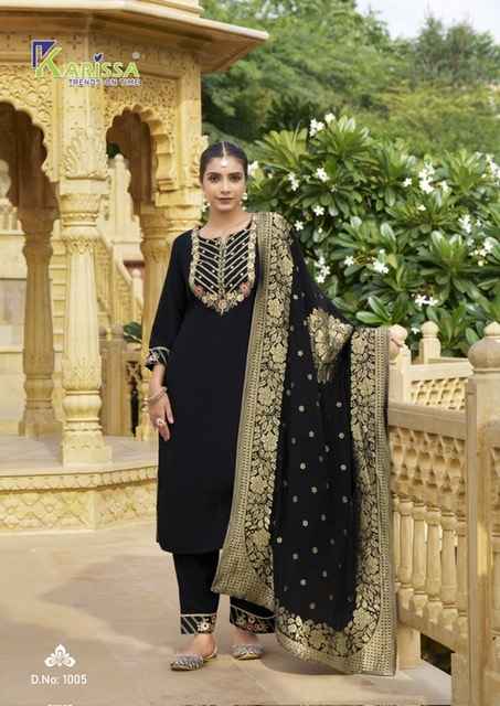 Karissa Roshani Viscose Readymade Suit (6 pcs Catalogue)