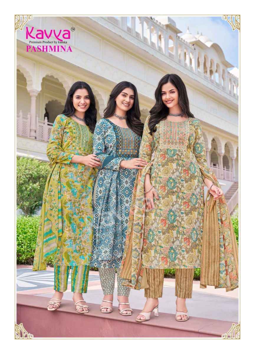 Pashmina cotton suits discount