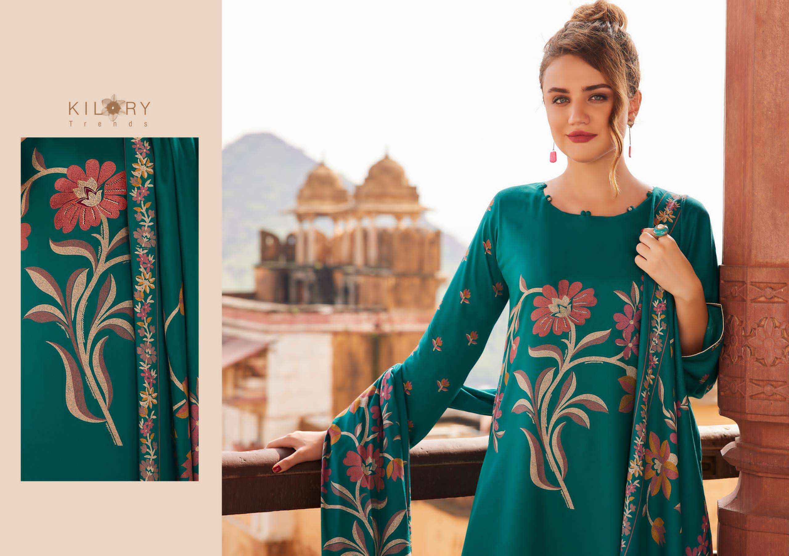 kilory Trends Crystal Pure Viscose pushmina Dres Material (10 pcs Catalogue)