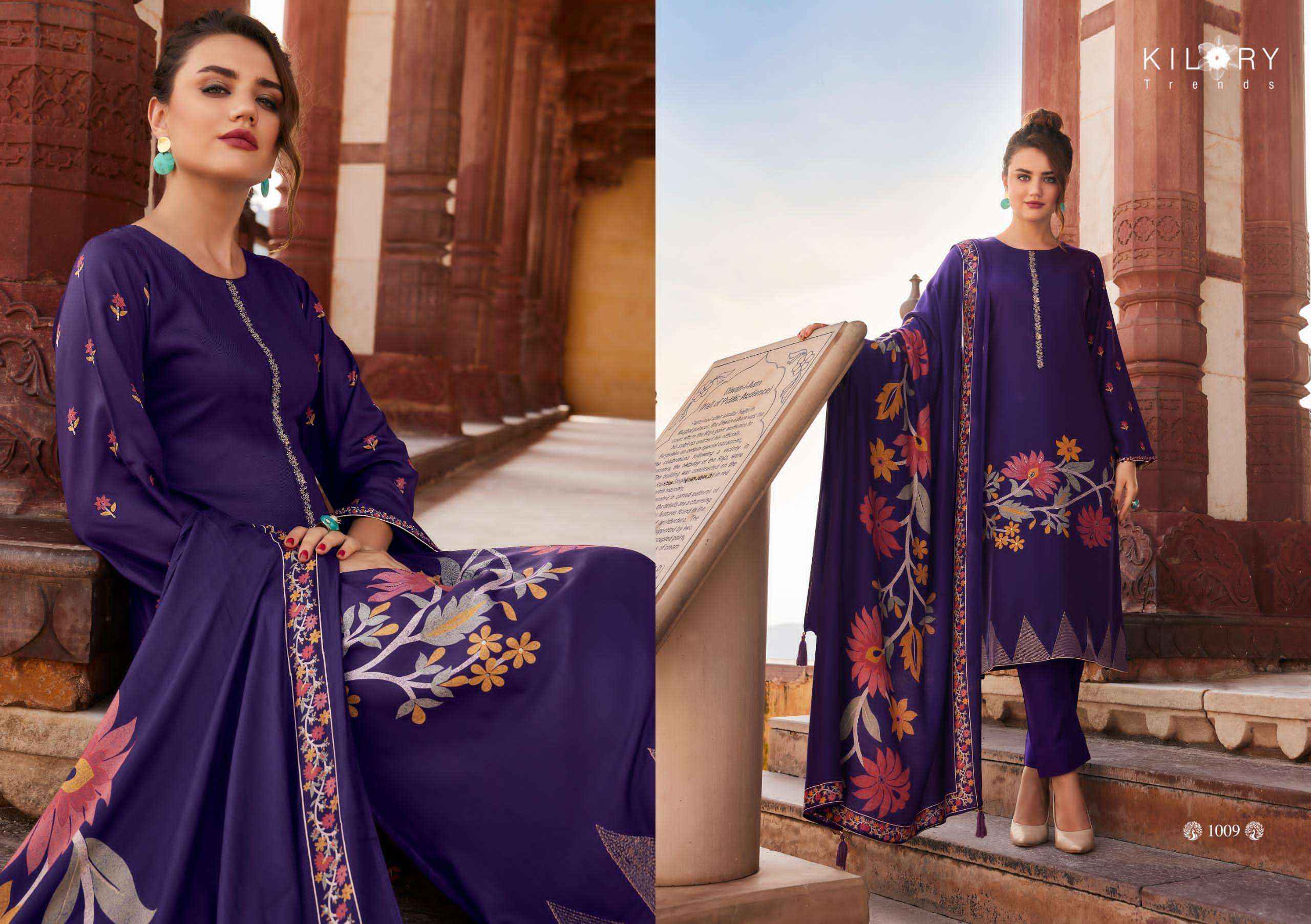 kilory Trends Crystal Pure Viscose pushmina Dres Material (10 pcs Catalogue)
