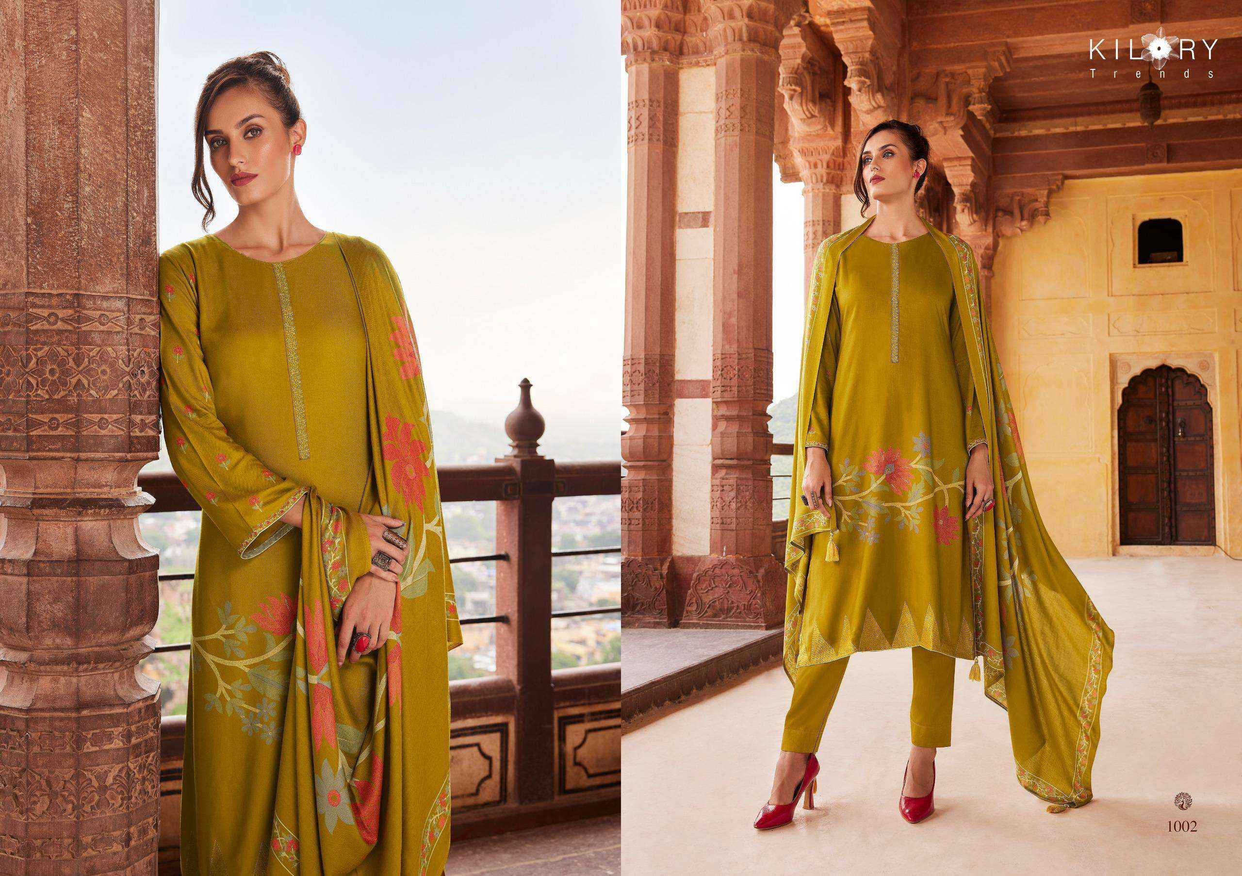 kilory Trends Crystal Pure Viscose pushmina Dres Material (10 pcs Catalogue)