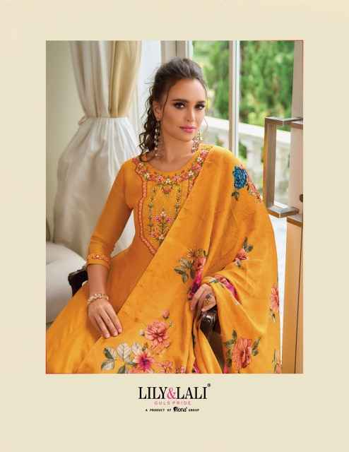 Lily & Lali Begum Jaan Silk Anarkali Style Readymade Suit (6 pcs Catalogue)