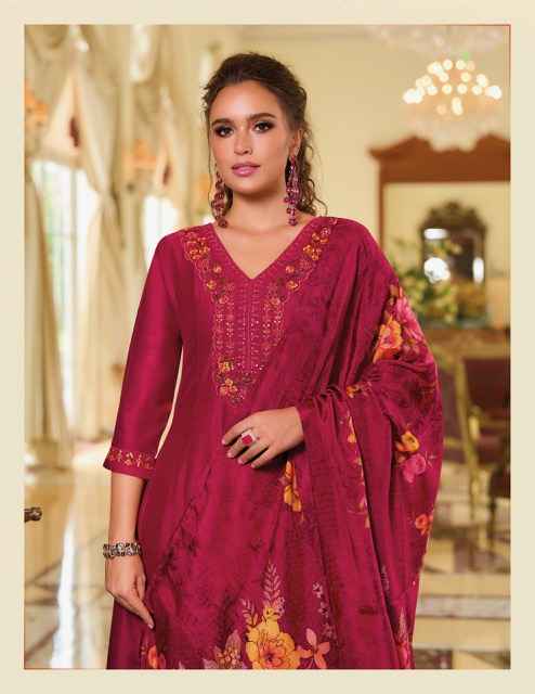 Lily & Lali Begum Jaan Silk Anarkali Style Readymade Suit (6 pcs Catalogue)