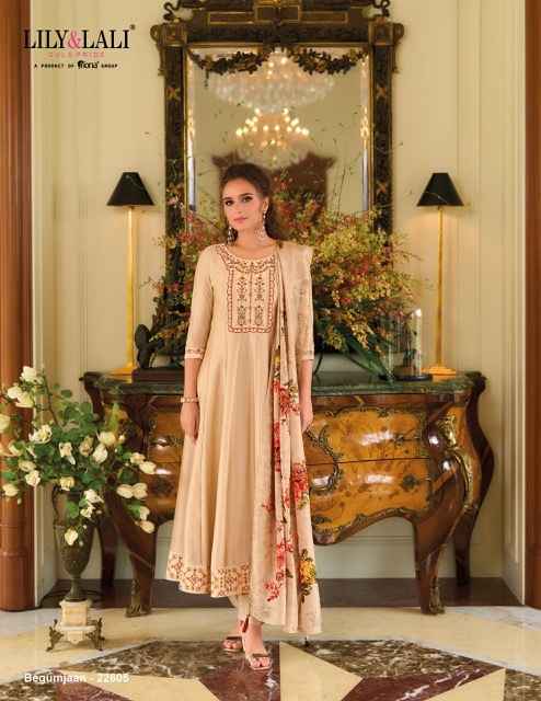 Lily & Lali Begum Jaan Silk Anarkali Style Readymade Suit (6 pcs Catalogue)
