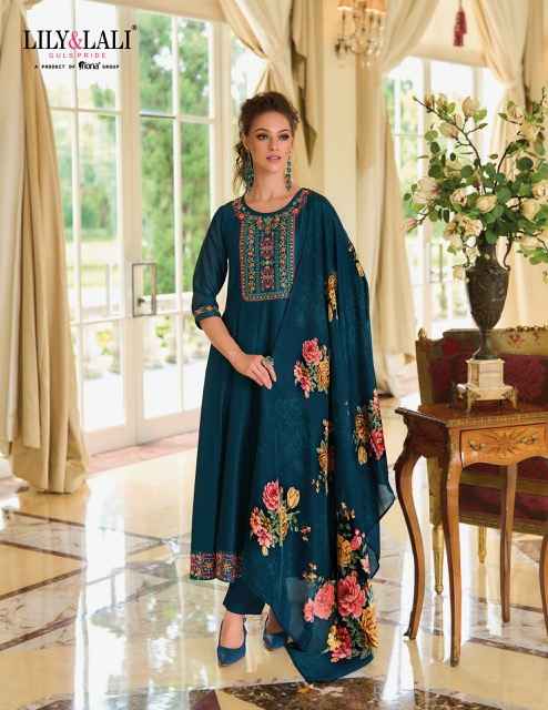 Lily & Lali Begum Jaan Silk Anarkali Style Readymade Suit (6 pcs Catalogue)
