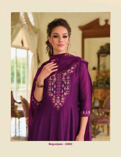 Lily & Lali Begum Jaan Silk Anarkali Style Readymade Suit (6 pcs Catalogue)