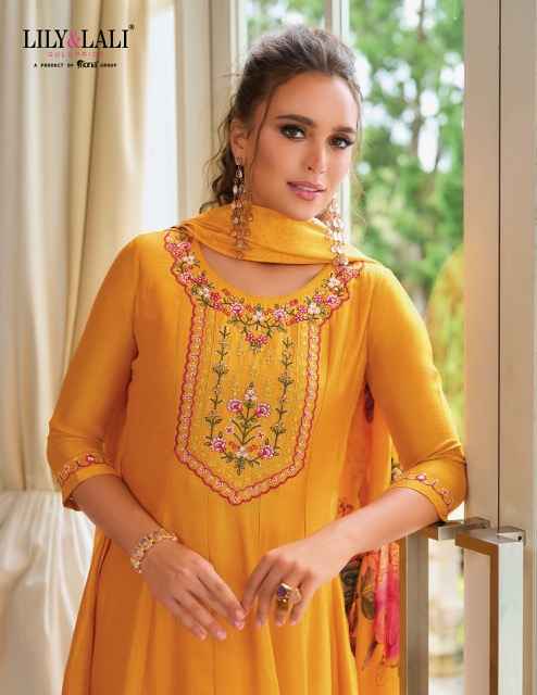 Lily & Lali Begum Jaan Silk Anarkali Style Readymade Suit (6 pcs Catalogue)