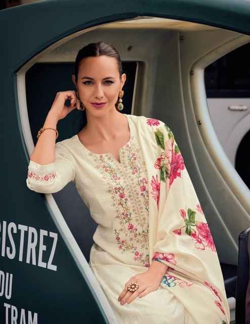 Lily & Lali Haseena Viscose Silk Readymade Suit (6 pcs Catalogue)