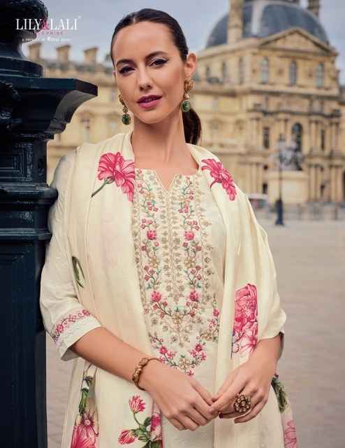 Lily & Lali Haseena Viscose Silk Readymade Suit (6 pcs Catalogue)