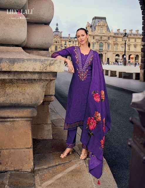 Lily & Lali Haseena Viscose Silk Readymade Suit (6 pcs Catalogue)