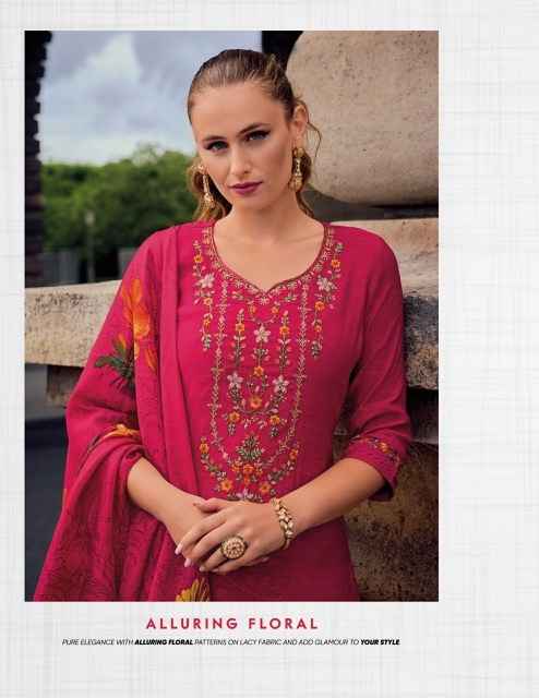 Lily & Lali Haseena Viscose Silk Readymade Suit (6 pcs Catalogue)