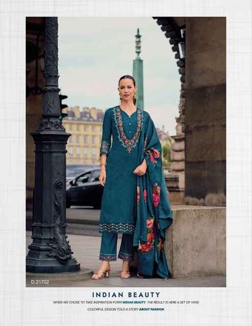 Lily & Lali Haseena Viscose Silk Readymade Suit (6 pcs Catalogue)