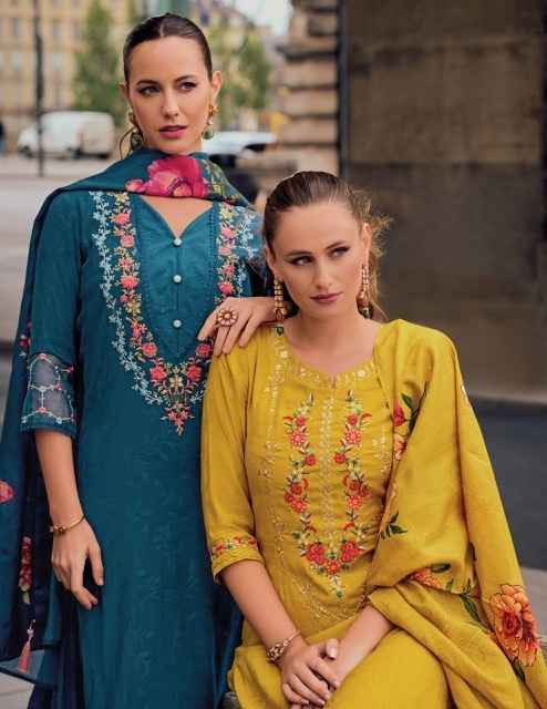 Lily & Lali Haseena Viscose Silk Readymade Suit (6 pcs Catalogue)