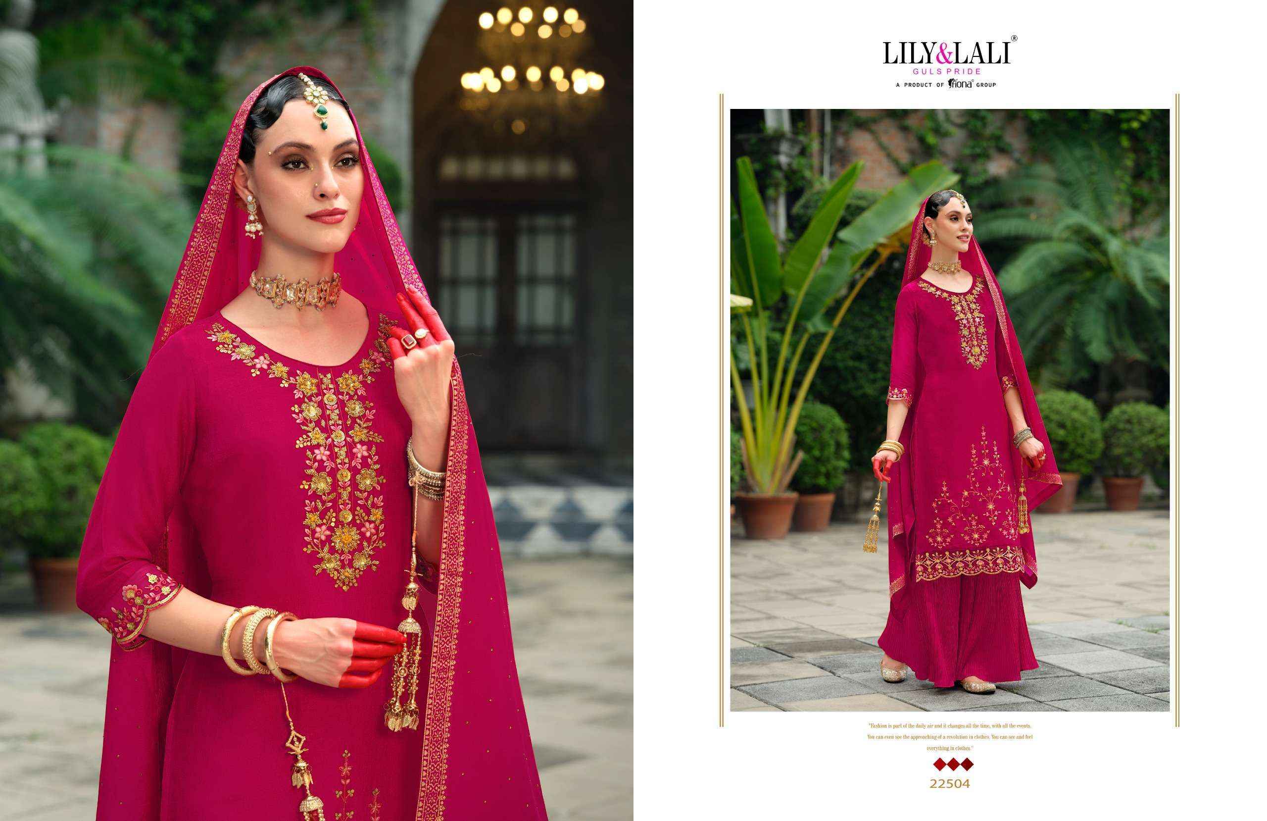Lily & Lali Karwa Special Vol-2 Jacquard Readymade Suit (6 pcs Catalogue)