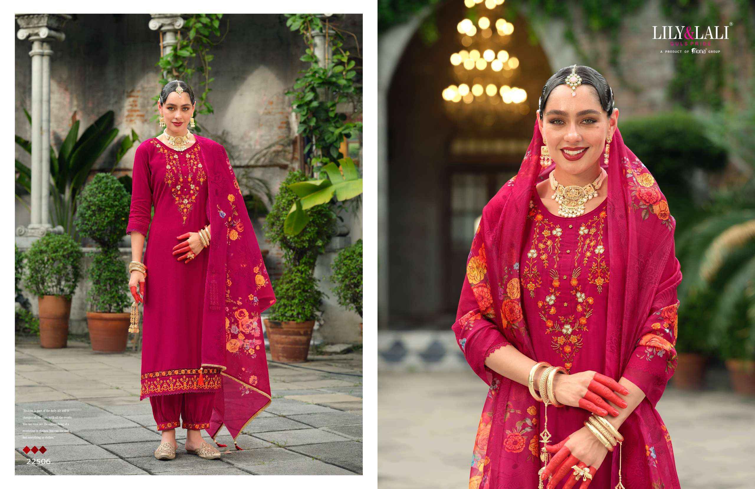 Lily & Lali Karwa Special Vol-2 Jacquard Readymade Suit (6 pcs Catalogue)