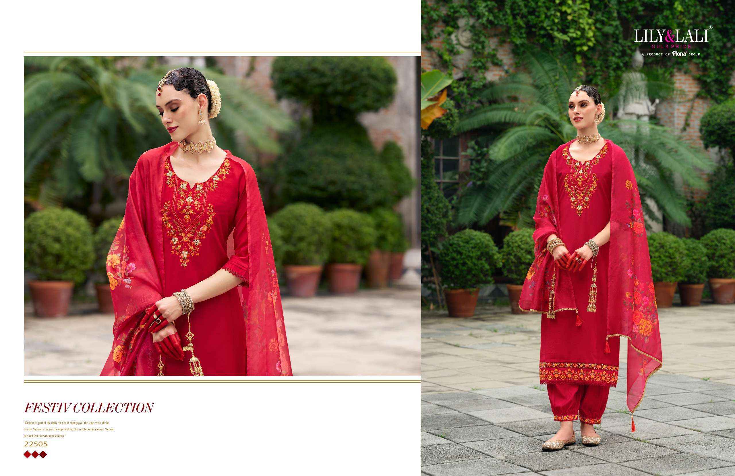 Lily & Lali Karwa Special Vol-2 Jacquard Readymade Suit (6 pcs Catalogue)