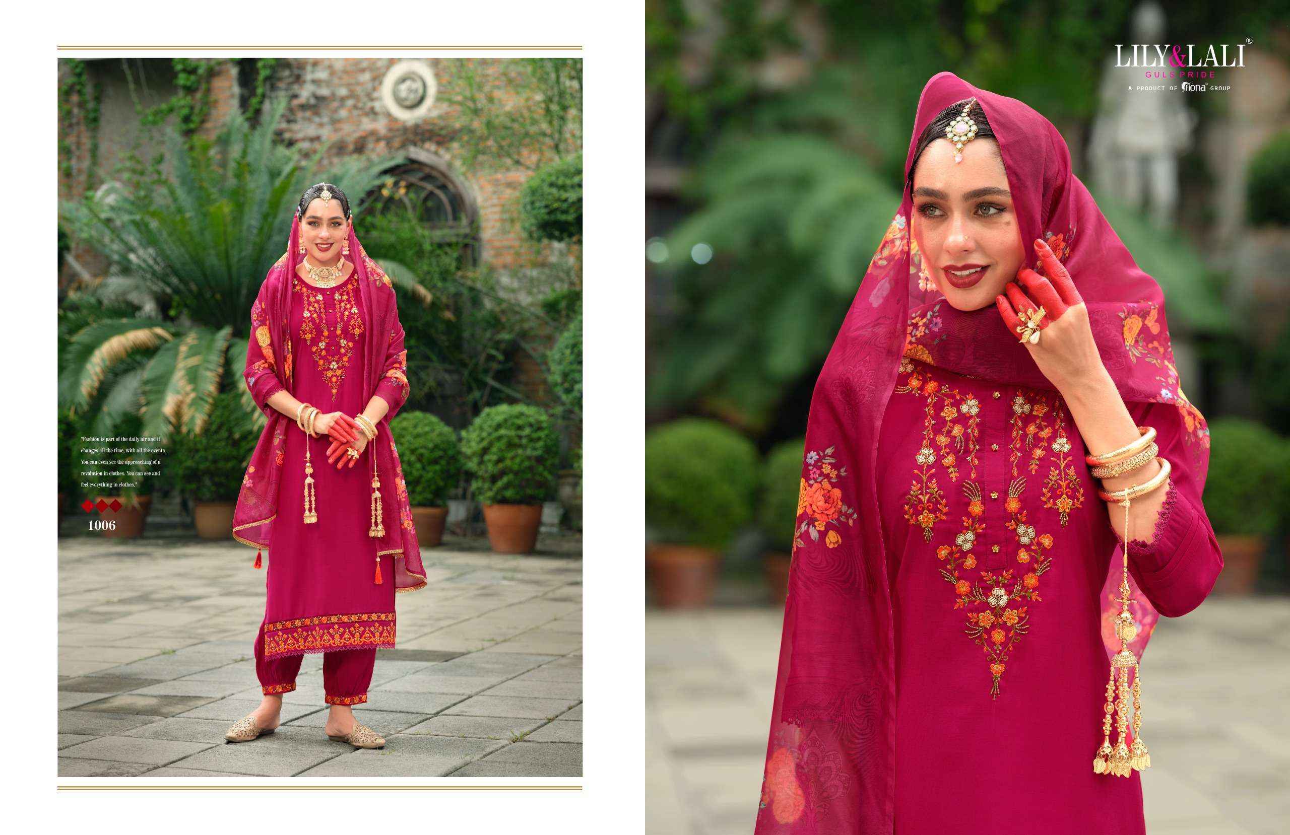 Lily & Lali Karwa Special Vol-2 Jacquard Readymade Suit (6 pcs Catalogue)