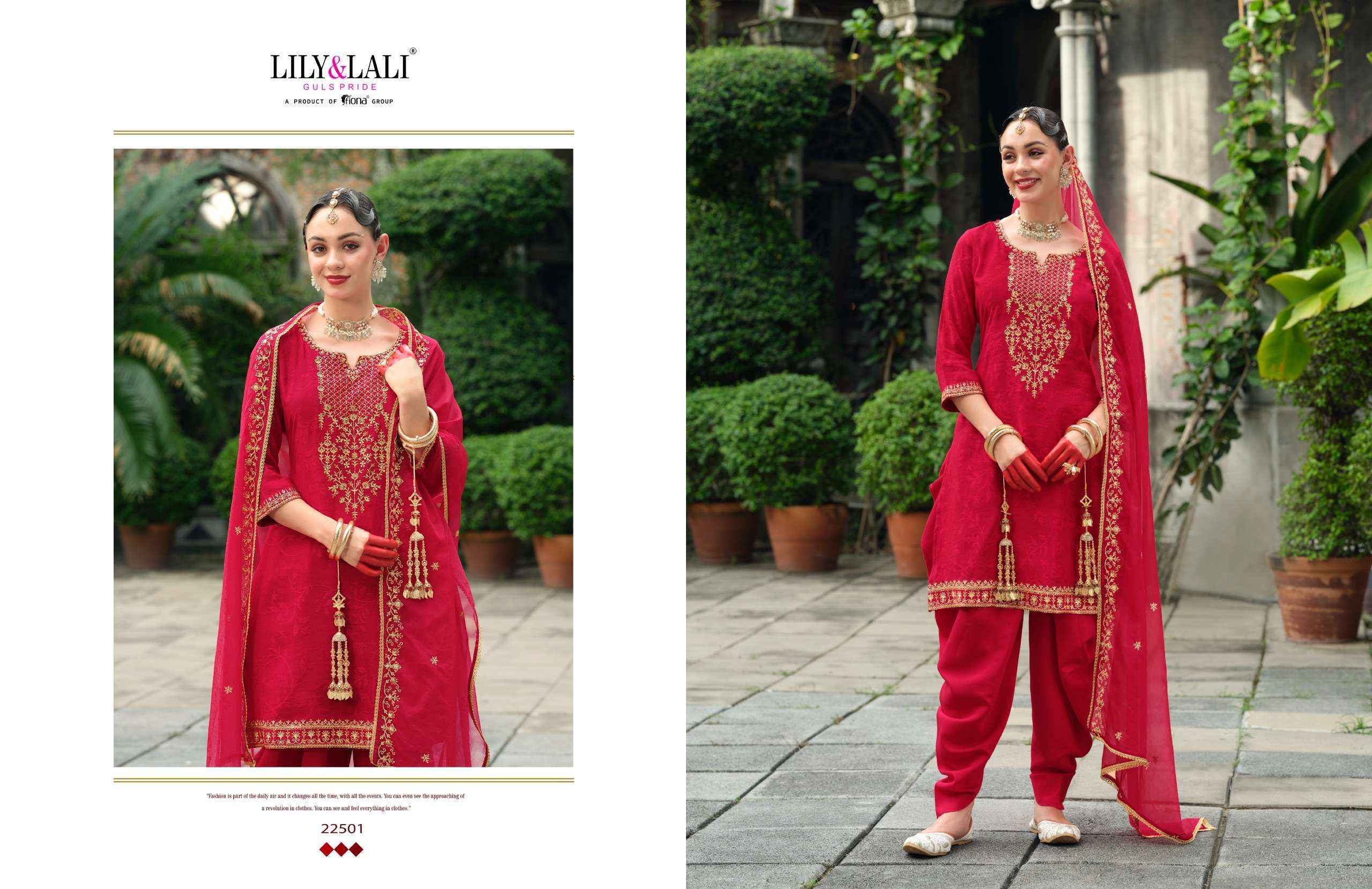 Lily & Lali Karwa Special Vol-2 Jacquard Readymade Suit (6 pcs Catalogue)