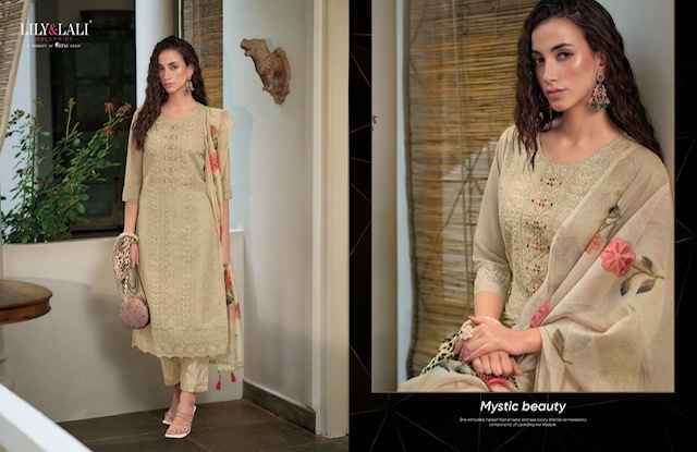 Lily & Lali Organza Chikan Kari Vol-3 Organza Readymade Suit (6 pcs Catalogue)