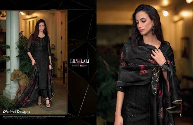 Lily & Lali Organza Chikan Kari Vol-3 Organza Readymade Suit (6 pcs Catalogue)