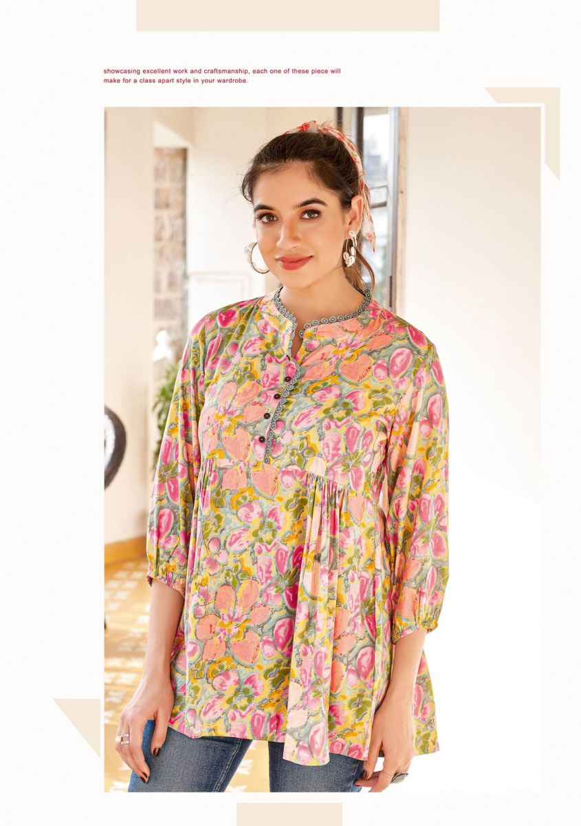 Mittoo Victoria Vol-6 Rayon Kurti (6 pcs Catalogue)