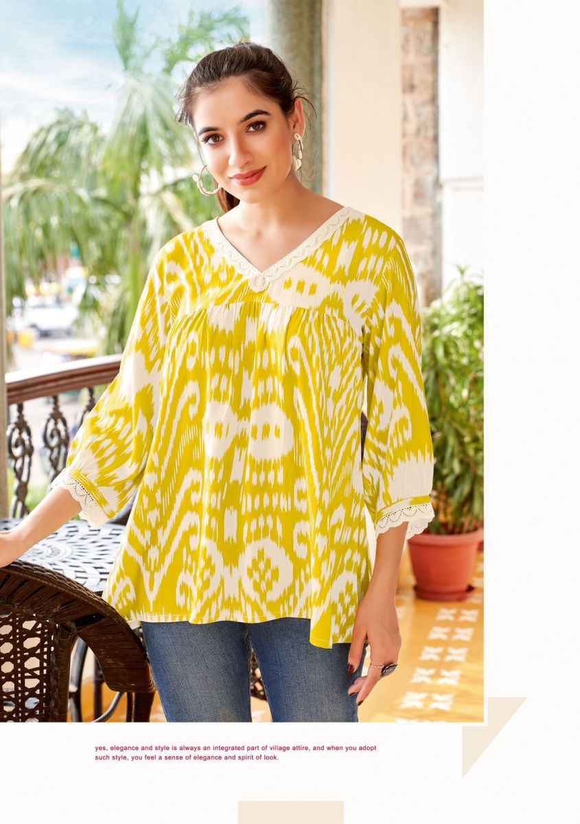 Mittoo Victoria Vol-6 Rayon Kurti (6 pcs Catalogue)
