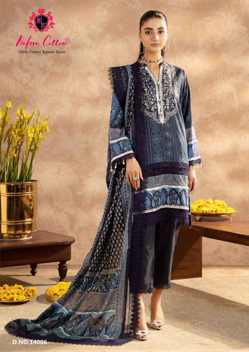 Nafisa Cotton Sahil Vol-14 Cotton Dress Material (6 pcs Catalogue)