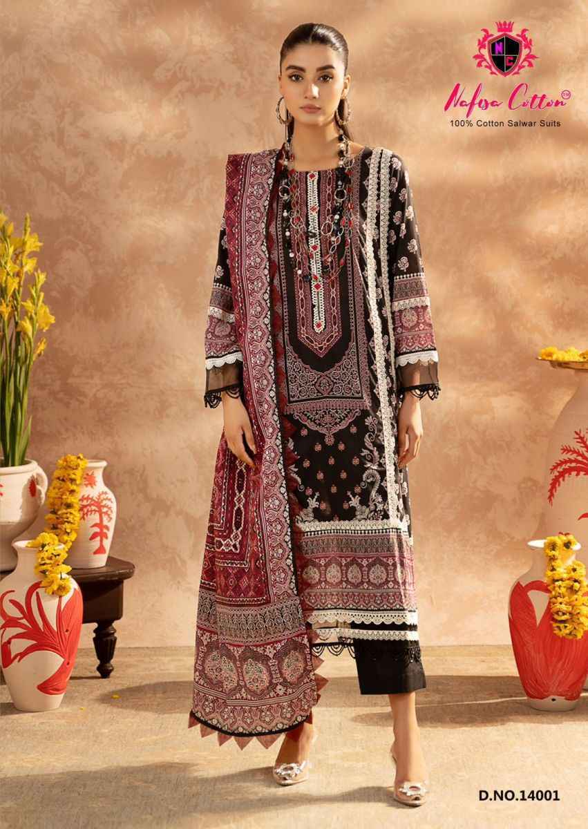 Nafisa Cotton Sahil Vol-14 Cotton Dress Material (6 pcs Catalogue)